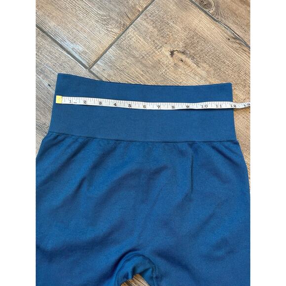 JoyLab High Rise Seamless Blue Bike Shorts 7” Women’s Size Small - Picture 4 of 7